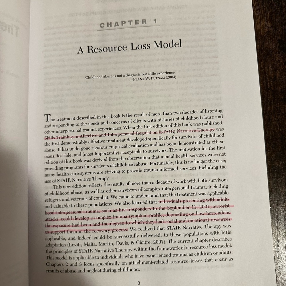 Textbook STAIR Narrative Therapy Treating Survivors of CA & Interpersonal Trauma - Picture 5 of 12